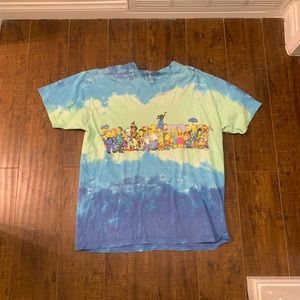 Simpsons Tie Dye Tshirt